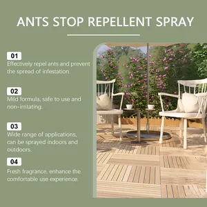 Effectieve mierwerende spray voor veilige bescherming van huis en tuin binnen en buiten