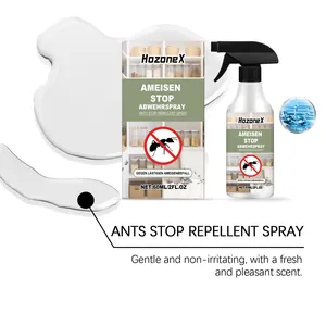Effectieve HozoneX mierenstop afweerspray in 60ml fles voor bescherming tegen ongedierte