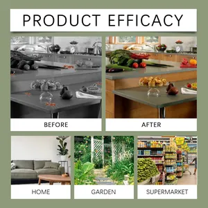 Effectiviteit van mierenspray voor en na gebruik in de keuken, huis en tuin scènes