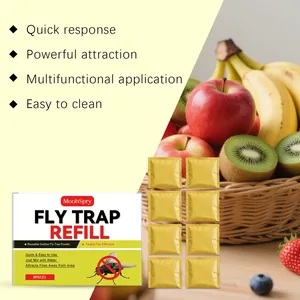 Milieuvriendelijk vliegenval navulpoeder voor de bescherming van fruit binnenshuis