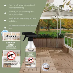 HozoneX 60ml mierenwerende spray met frisse geur voor veilig gebruik binnen en buiten
