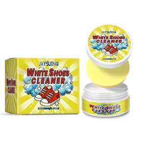 JAYSUING white shoe cleaning paste 100g kit includes sponge and outer box for maintenance