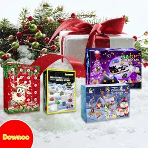 Calendarios de Adviento Dowmoo 24 días con cajas sorpresa de minerales y piedras