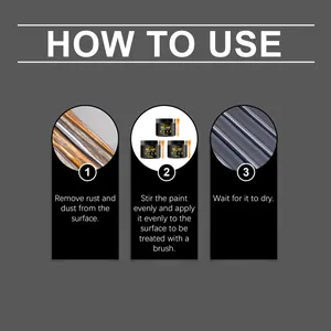 Step-by-step application guide for Jarrary metal rust paint for renovations