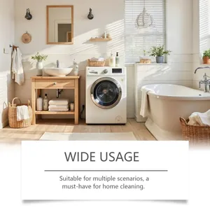 Natural bamboo vegetable cleaning brush suitable for multiple home sanitation scenarios.