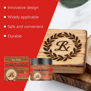 Jue Fish Holzbrandpaste für DIY-Holzhandwerk mit 100 g Nettogewicht in Verpackung.