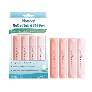 Set de 4 bolígrafos de pegamento de puntos Noteory para álbumes y manualidades