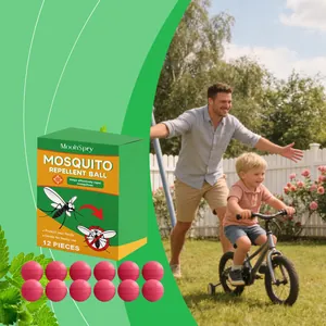 MoonSpry 12-delige muggenwerende ballen voor effectieve gezinsbescherming buiten in de tuin