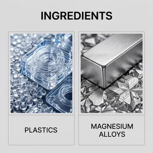 Detailed display of premium plastics and magnesium alloy materials for cigarette pipe