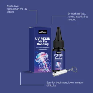 Kit profesional de resina UV con luz UV portátil para la creación de joyería DIY