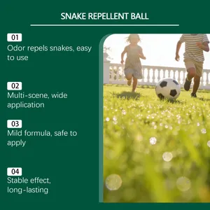 Effective snake repellent balls for outdoor camping featuring safe and mild scent formula