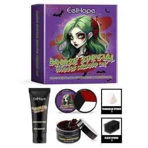 EelHope Σετ μακιγιάζ Halloween με τζελ αίματος και χρώματα σώματος για εφέ