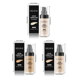 Detailed dimensions of EELHOE color correction foundation in ivory wheat and natural shades