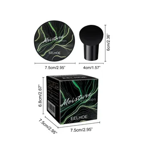 Dimensiones del producto EELHOE base de maquillaje cushion y su esponja aplicadora