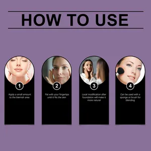 Step-by-step guide on how to use OCEAURA natural concealer for perfect blemish coverage