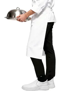Zapatos de cocina blancos profesionales tipo slip-on para chefs y sector alimentario