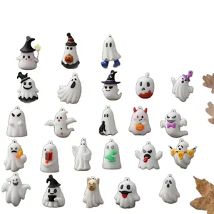 Set di 24 graziose figurine di fantasmi per giocattoli calendario dell'avvento Halloween