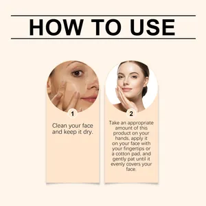Guía de dos pasos para aplicar la BB cream iluminadora y correctora para un acabado mate.