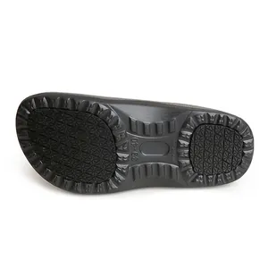 Zapatos de chef de EVA negros antideslizantes con suela resistente al aceite y agua