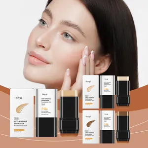 Ενυδατικό Stick Make-up Με Ενσωματωμένο Πινέλο Ελαφρύ Ματ Αντηλιακό Stick Για Λιπαρό Ξηρό Δέρμα Καθημερινό Μακιγιάζ Προσώπου