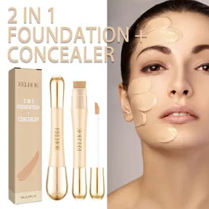 EELHOE 2-in-1 dual-ended foundation and concealer stick for flawless makeup finish
