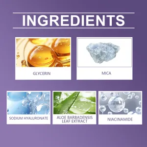 Elenco ingredienti del correttore corpo EELHOE con dettagli su glicerina e niacinamide.