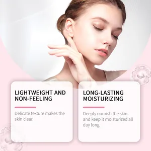 Close-up detail of skincare foundation liquid showing moisturizing effects on smooth skin