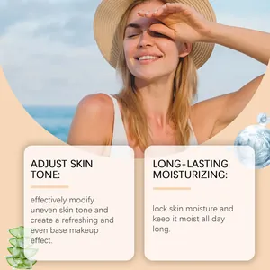 Detailansicht der Vorteile der BB-Cream für die Anpassung des Hauttons und Feuchtigkeit