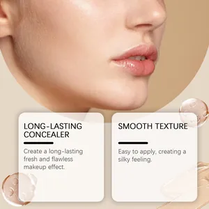 Primer plano de piel suave y perfecta que muestra el efecto del corrector y la base