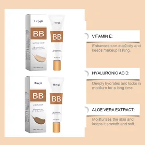 Detailansicht der Hoygi BB Cream in Natural und Wheat mit wertvollen Inhaltsstoffen