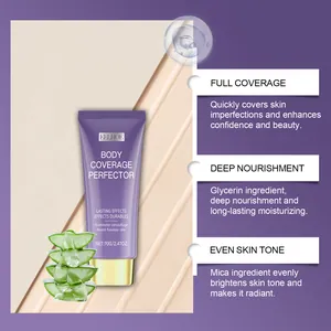 Vista dettagliata della crema EELHOE Body Coverage che evidenzia l'effetto coprente