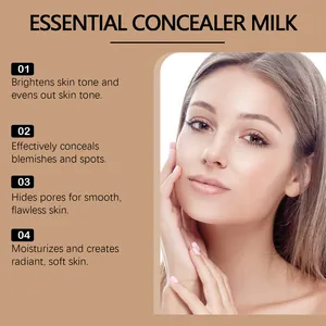 Detail showing the benefits of lightweight BB cream for brightening and concealing spots.