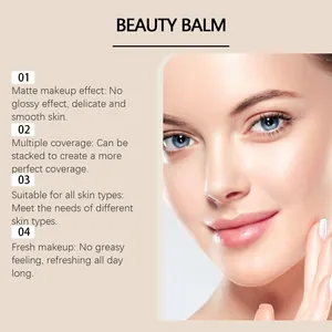Detalle del bálsamo de belleza hidratante EELHOE con efecto mate y cobertura múltiple piel
