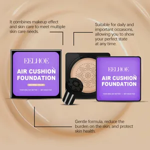 Detailed view of EELHOE mushroom head air cushion foundation set for perfect skin coverage