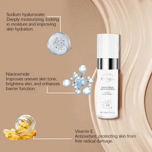 EELHOPE tinted moisturizer with SPF 46 featuring niacinamide and vitamin E detail
