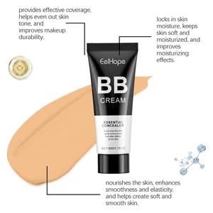 Detailed view of EelHope BB cream texture showing coverage and moisturizing skin benefits