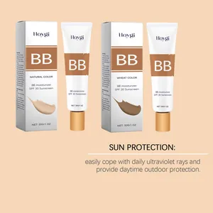 Hoygi SPF 30 BB Cream Feuchtigkeitscreme in Natur- und Weizenfarben für den Sonnenschutz