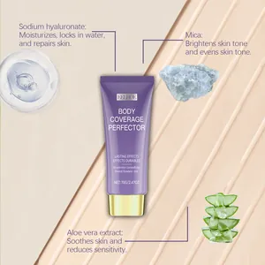 Crema perfezionatrice per il corpo con aloe vera e mica per una pelle impeccabile.