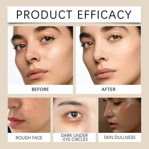 Detalle de eficacia de la barra de maquillaje hidratante para ojeras y piel apagada