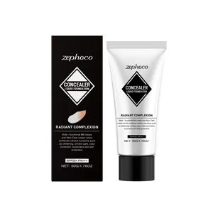 Zephoco Color Changing Liquid Foundation SPF 50 Matte Concealer Long Lasting Moisturizing BB Cream For Women