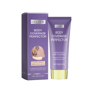 Set crema correttore EELHOE Body Coverage Perfector con tubetto viola da 70g e confezione