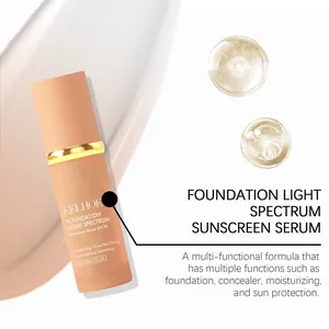 EELHOE multifunktionale farbanpassende Sonnenschutz-Serum-Foundation mit Textur-Abstrich