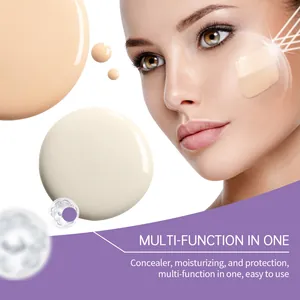 Vista detallada de la aplicación de la BB cream nutritiva con gotas hidratantes