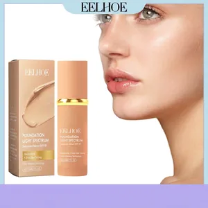 EELHOE Farbwechselnde Foundation SPF 50 Feuchtigkeitsspendender Concealer Sonnenschutz Serum Makellose Hautanpassung Make-up