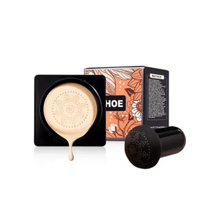 Crema BB EELHOE profesional con cojín de aire cabeza de hongo para una base de piel natural