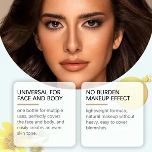 Detailed view of ZEPHOCO lightweight concealer showing natural makeup effect on face