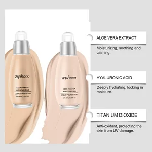 Detaillierte Ansicht der ZEPHOCO feuchtigkeitsspendenden Grundierung mit Aloe Vera.