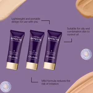 Detail view of OceAura body coverage perfector tubes for oily and combination skin.