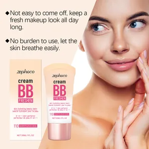 Detalle de la crema Zephoco BB Freshen para un maquillaje fresco de muy larga duración