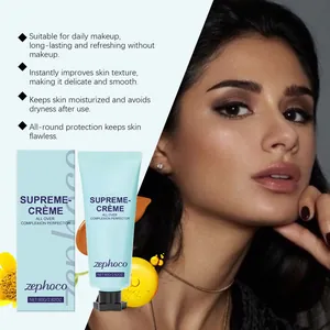 Detailed marketing view of ZEPHOCO Supreme-Crème complexion perfector for a matte skin finish